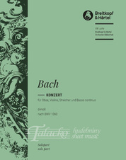 Double Concerto In D Minor - solo part violin